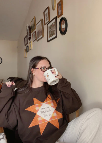 Handcrafted Sweatshirt - Chestnut Colorway